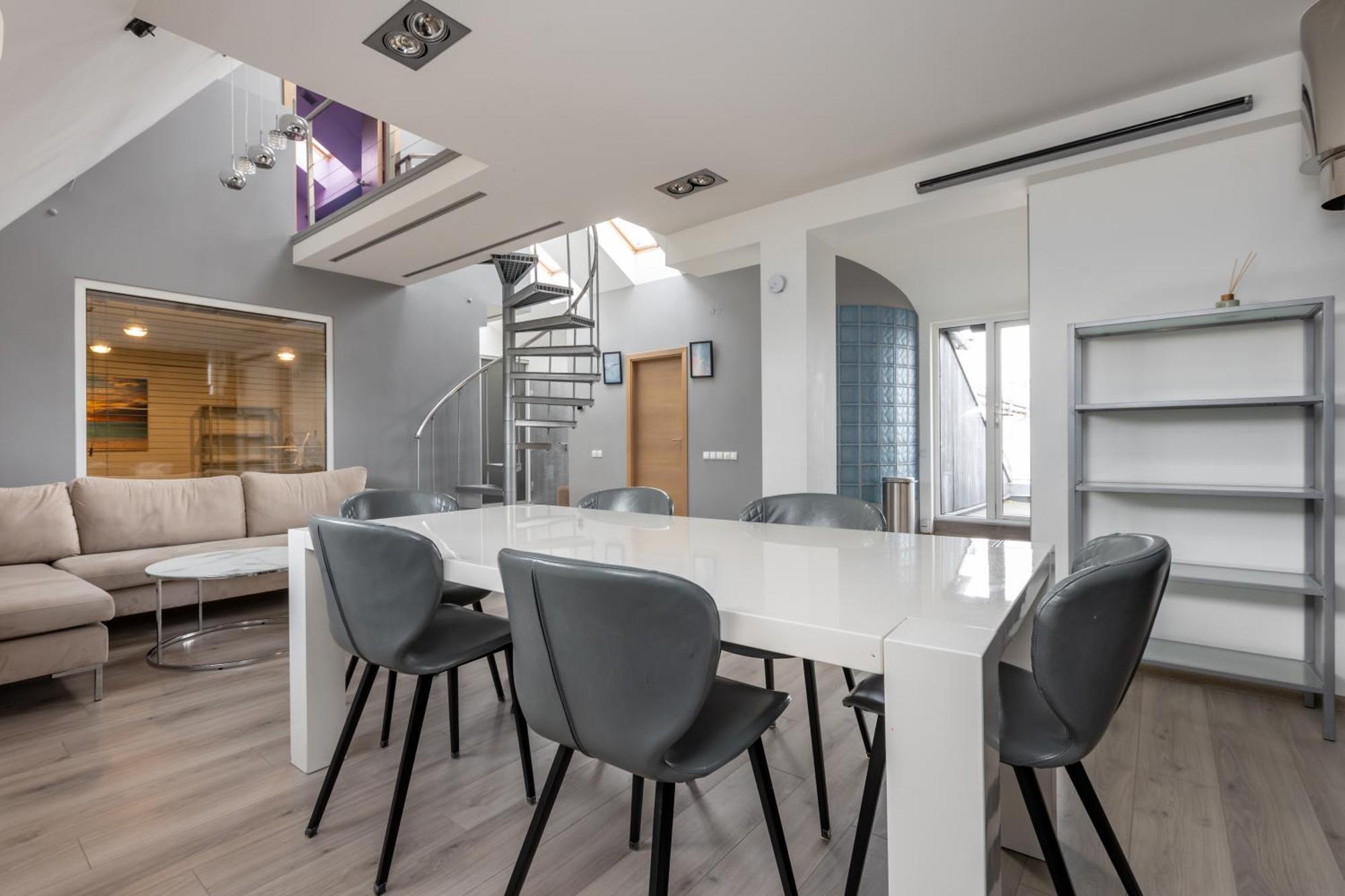 Penthouse Apartment With Terrace Рига Экстерьер фото